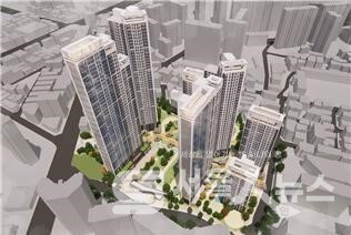 ▲창동상아1차아파트 정비계획(안) 조감도.